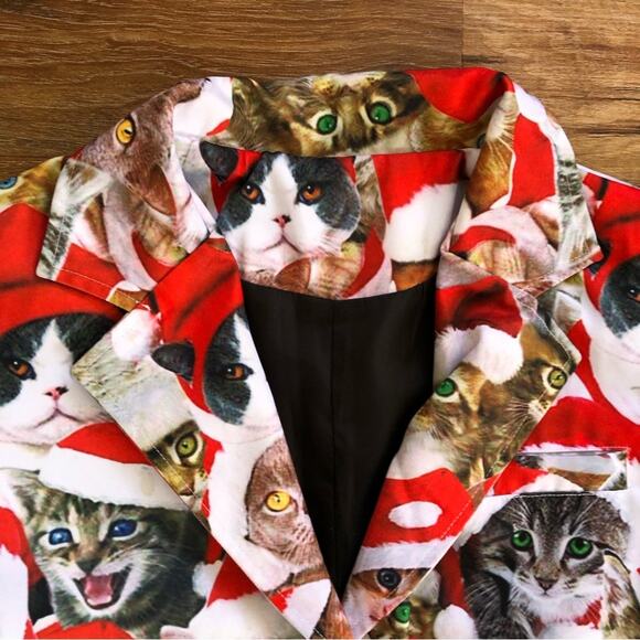 Funnycokid Kids’ Christmas Cat Suit Christmas Party Approx. Size 6 - Picture 5 of 14